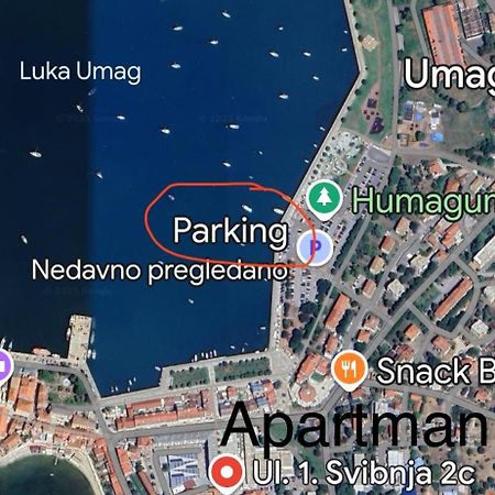 Bella Apartment Umag Eksteriør billede